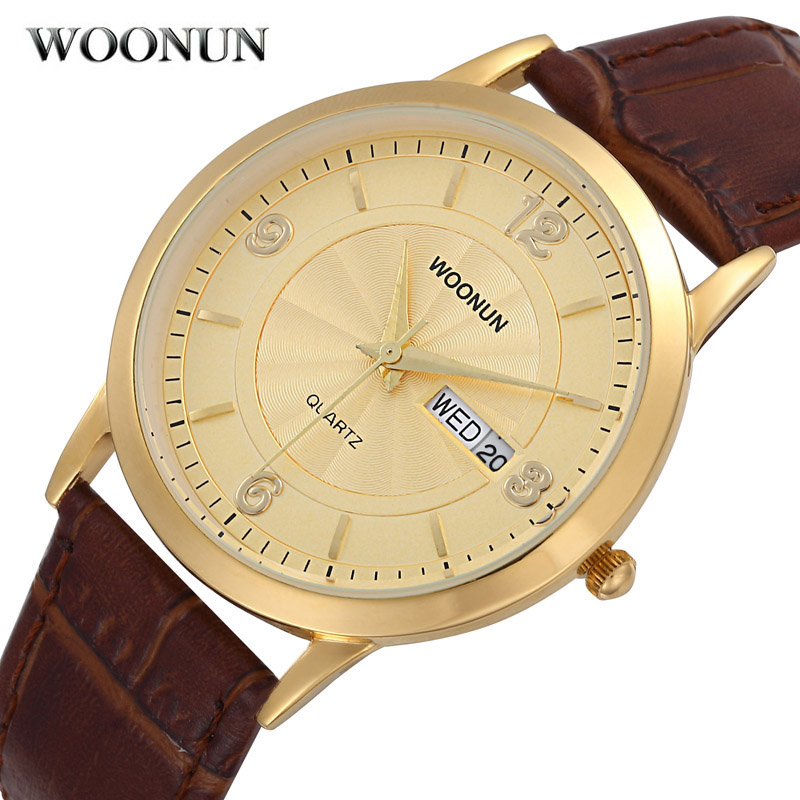 Smartwatch Watches For Men Brands - 2020 WOONUN Top Brand Luxury Gold