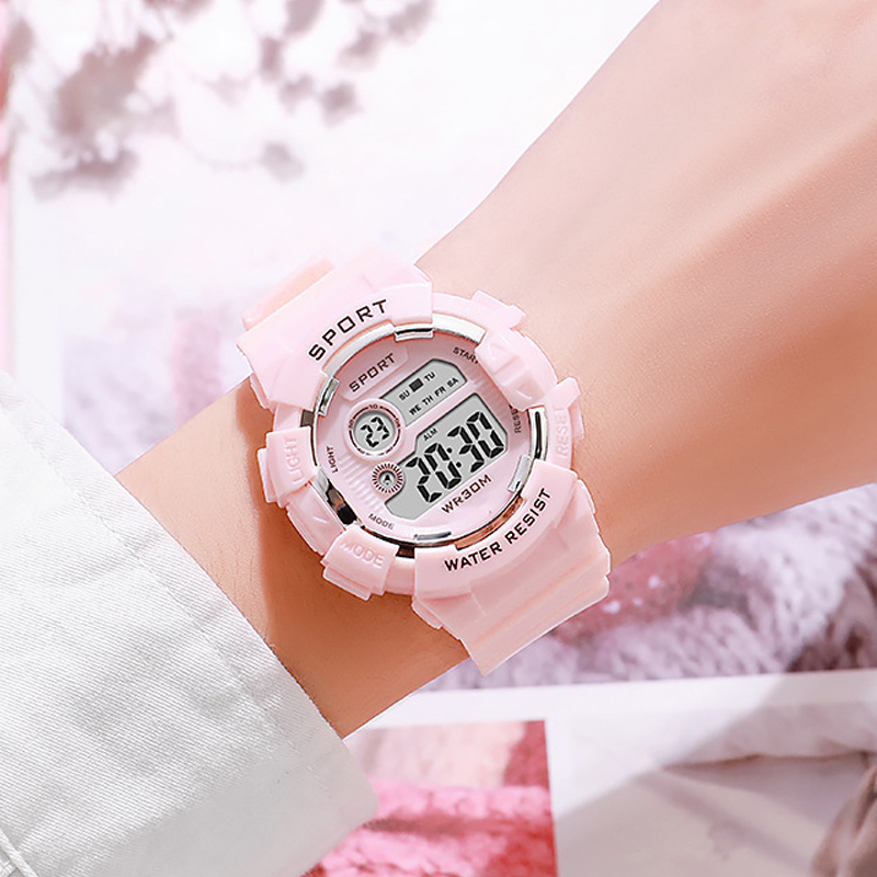 Smartwatch Watches Boys - Fashion Kids Watches Luminous Waterproof Sports