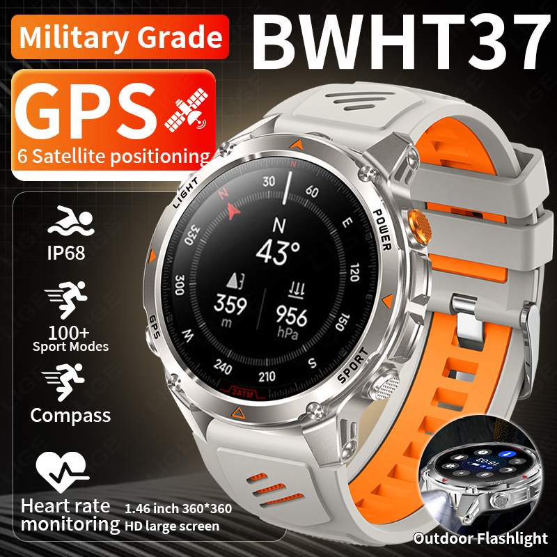 Watch Smartwatch - LIGE Rugged GPS Track Smart Watch