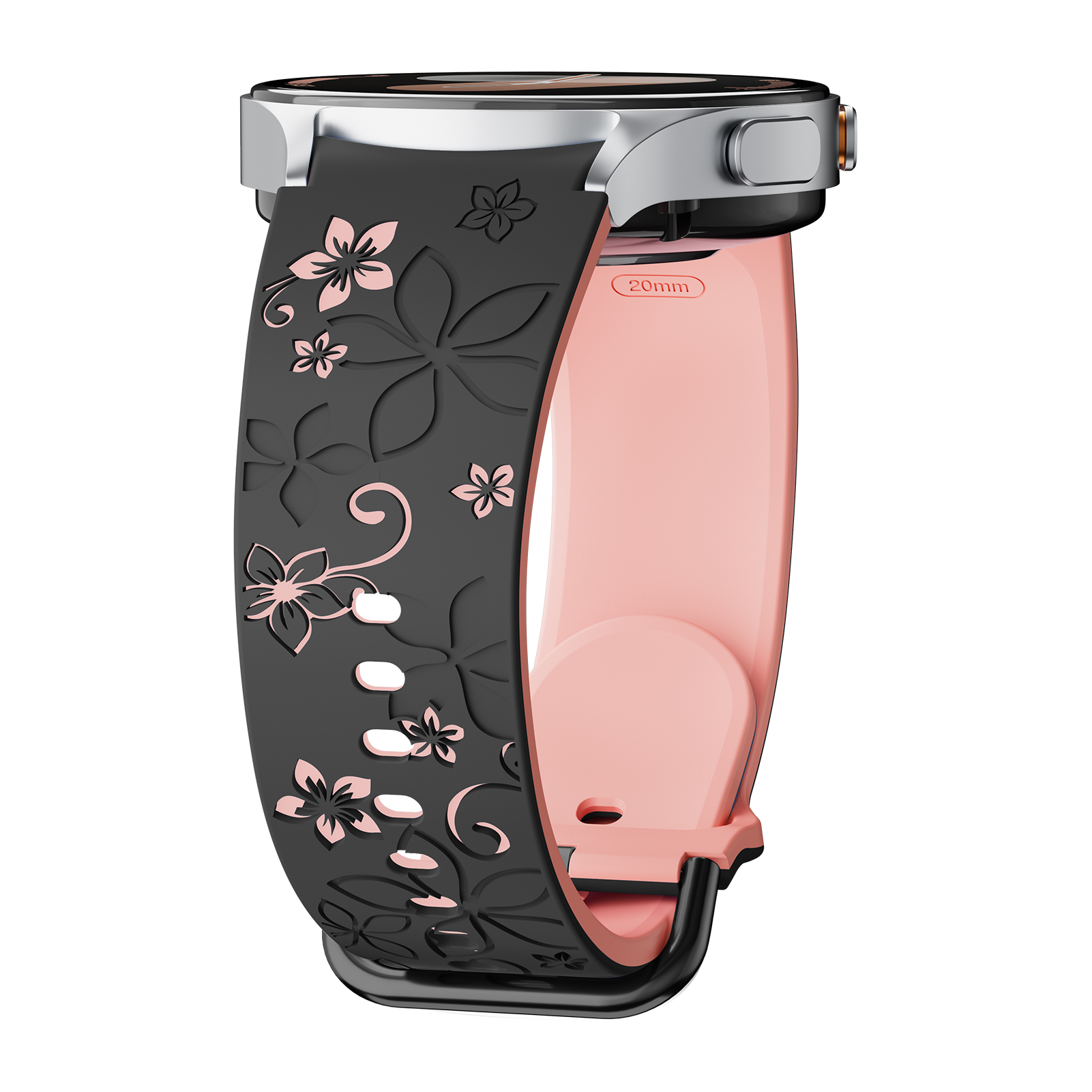 Smartwatch Samsung Watches For Women - Engraved Silicone Band for Samsung Galaxy
