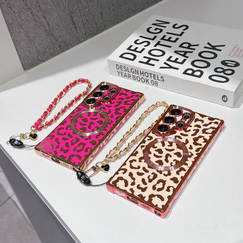 Samsung Galaxy Strap - New leopard print magnetic Magstfe phone