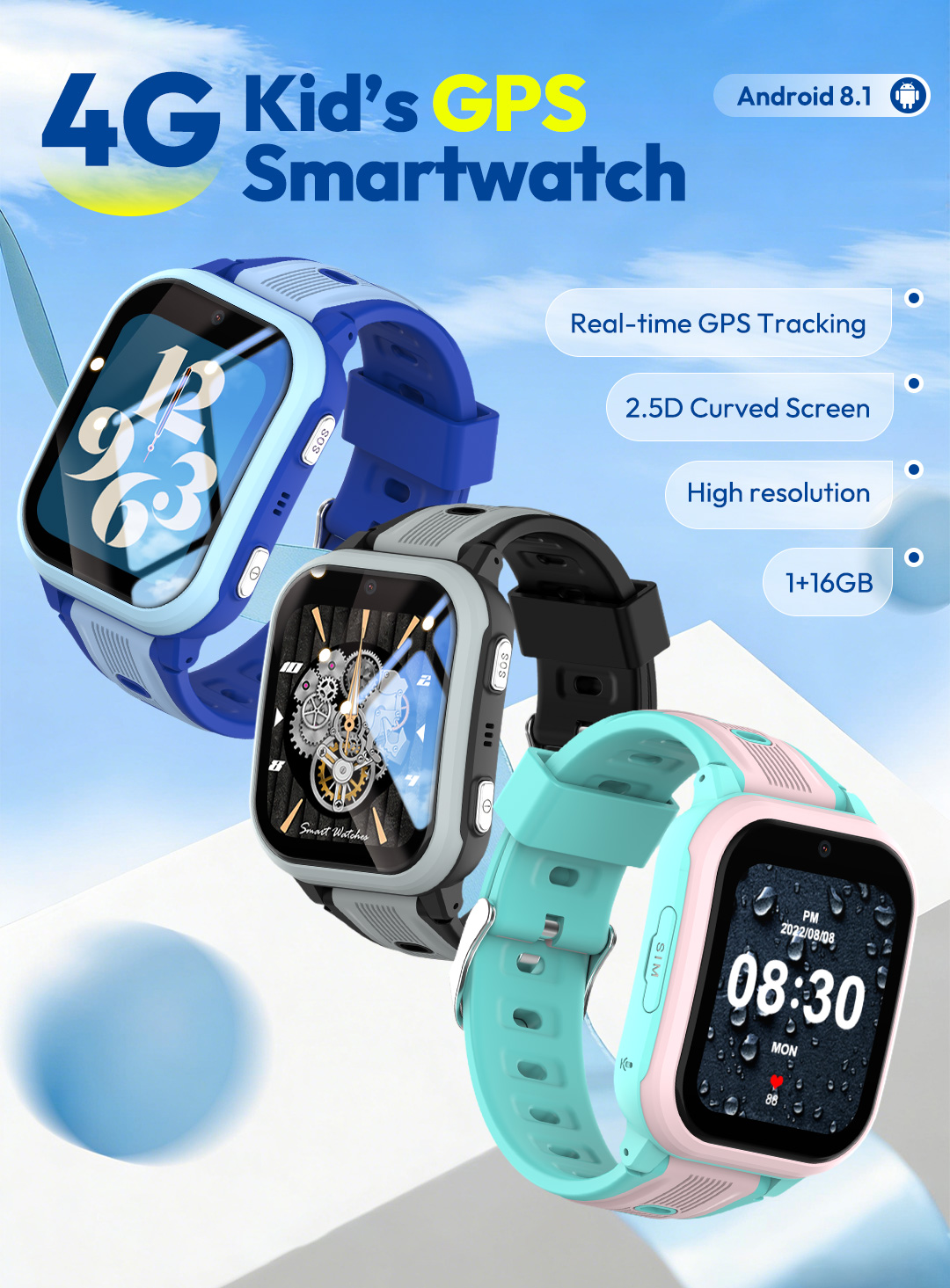 Smartwatch Watches Boys - KT41 Smart Watch - 4G Phone