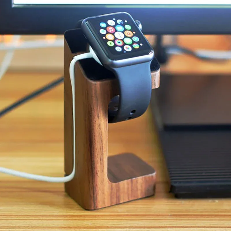 Wooden Apple Watch Charger Sta - Smartwatch Apple Watch ulasan dan harga