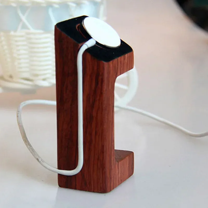 Wooden Apple Watch Charger Sta - Smartwatch Apple Watch ulasan dan harga