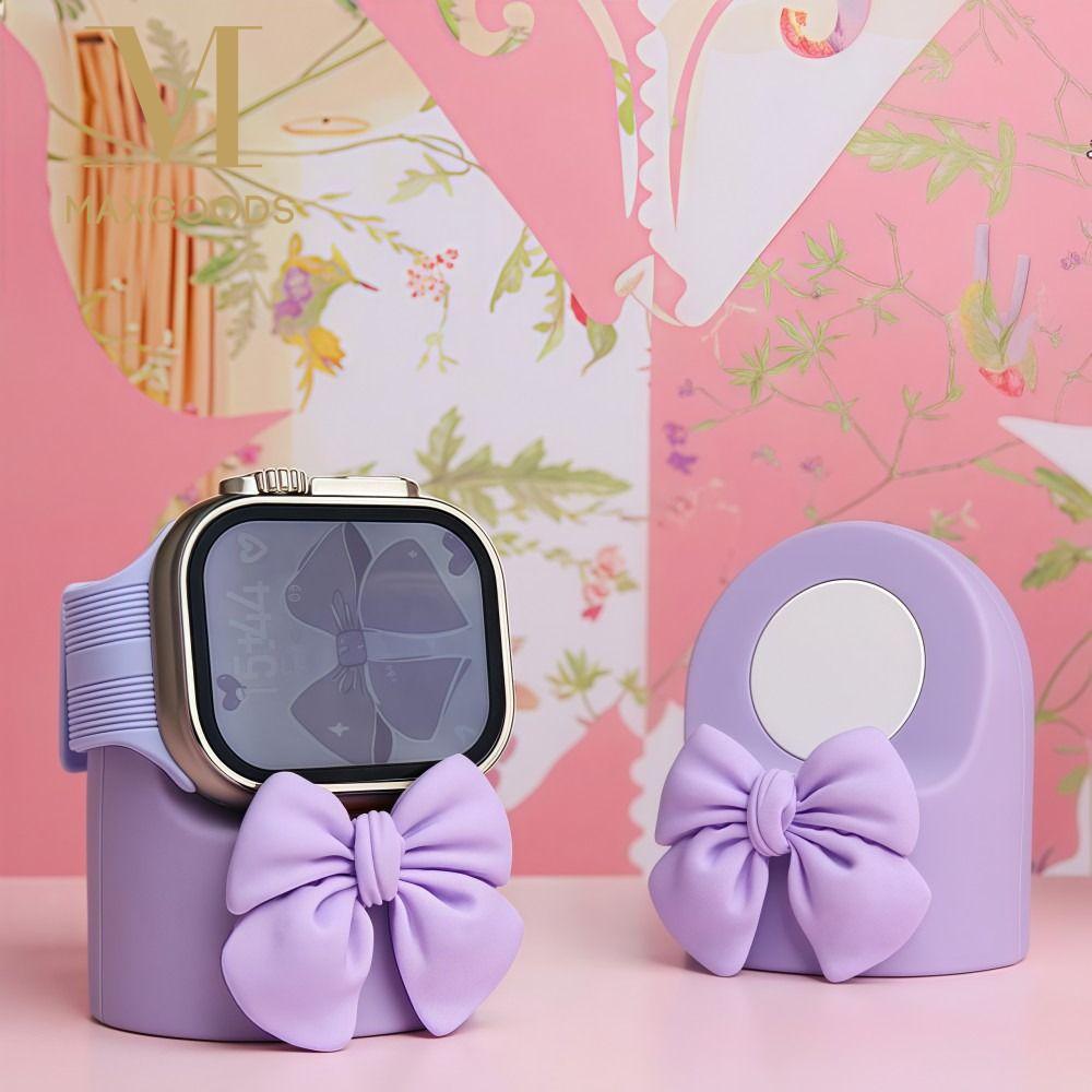 Bow Smart Watch Charger Stand  - Smartwatch Apple Watch ulasan dan harga