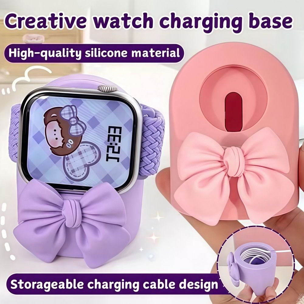 Bow Smart Watch Charger Stand  - Smartwatch Apple Watch ulasan dan harga