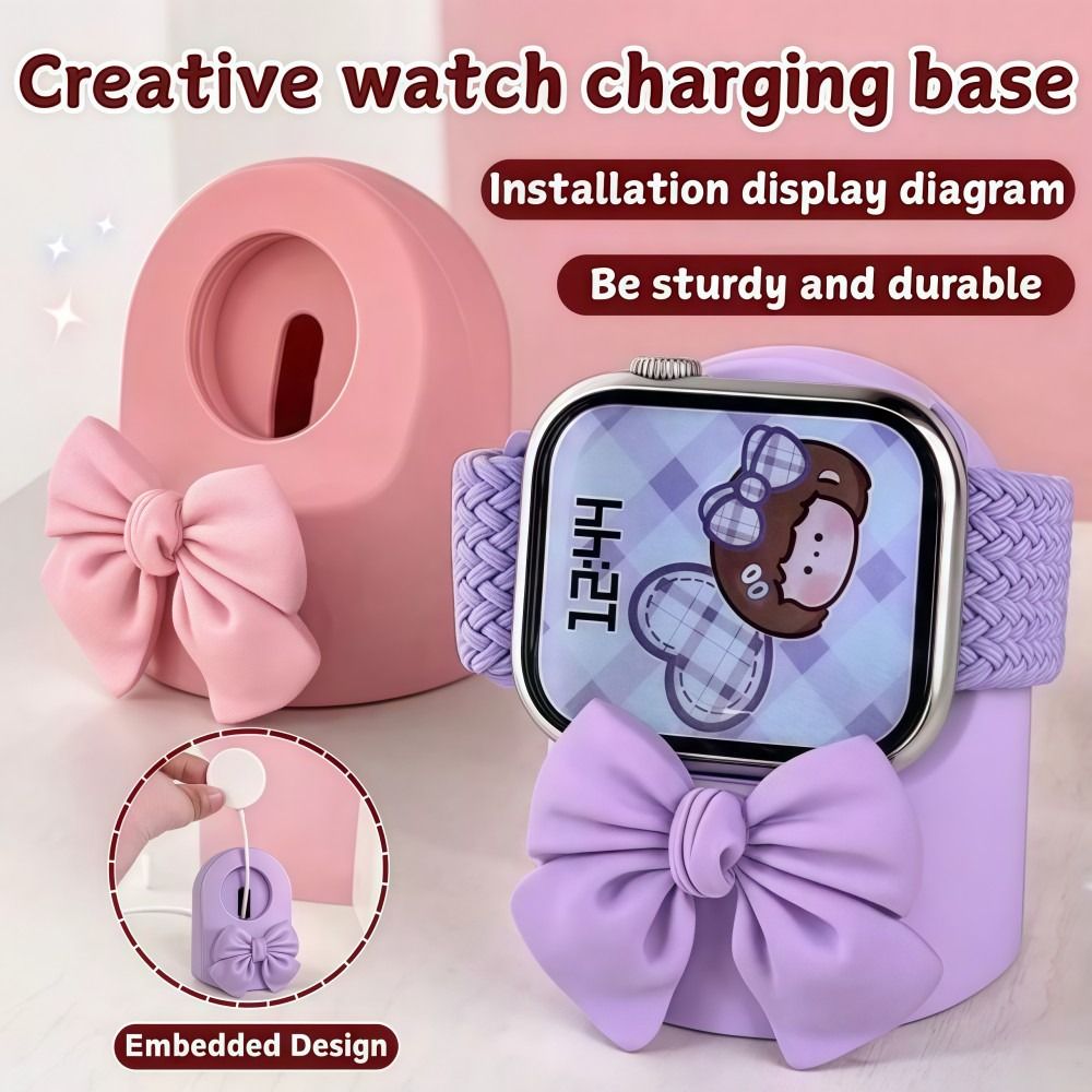 Bow Smart Watch Charger Stand  - Smartwatch Apple Watch ulasan dan harga