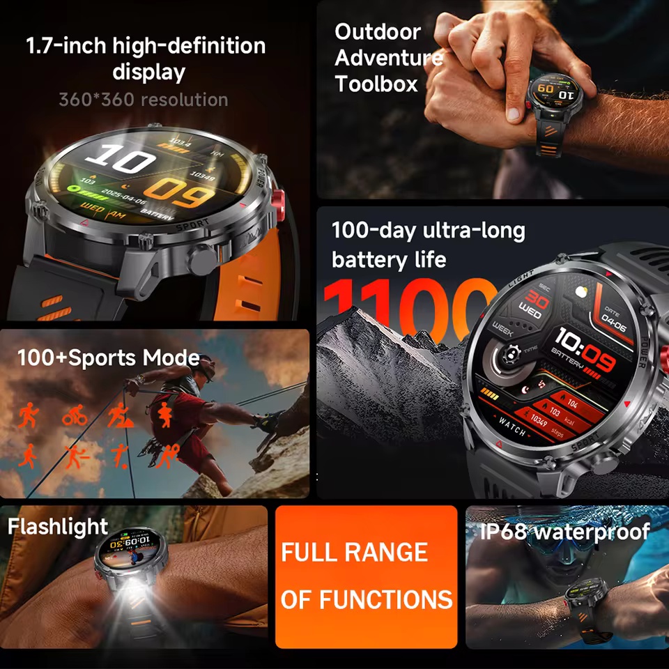 T-Rex 3 Pro Military Grade AGP - Altimeter Compass Watch ulasan dan harga