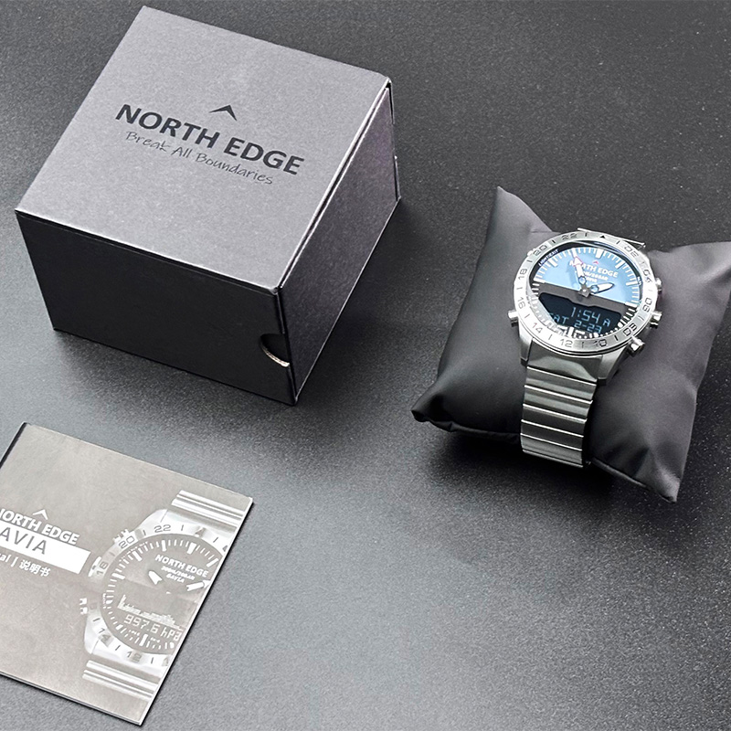 NORTH EDGE Mens Dive Watch Mil - Altimeter Compass Watch ulasan dan harga