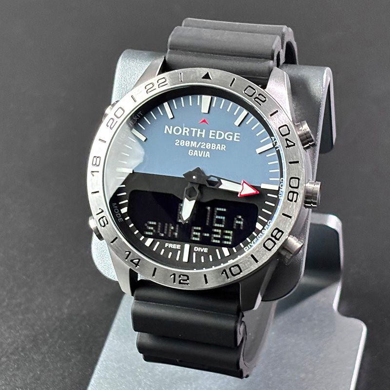 NORTH EDGE Mens Dive Watch Mil - Altimeter Compass Watch ulasan dan harga