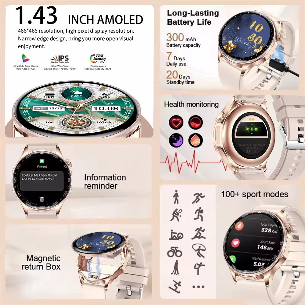 DAORKOW Smart Watch T98 Blueto - Smartwatch Noise Watches ulasan dan harga