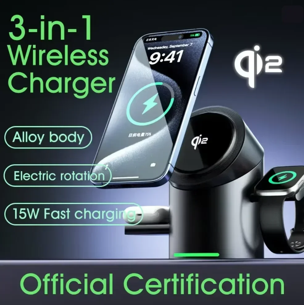 2026 Upgraded Touch Button Qi2 - Smartwatch Phone Watches ulasan dan harga