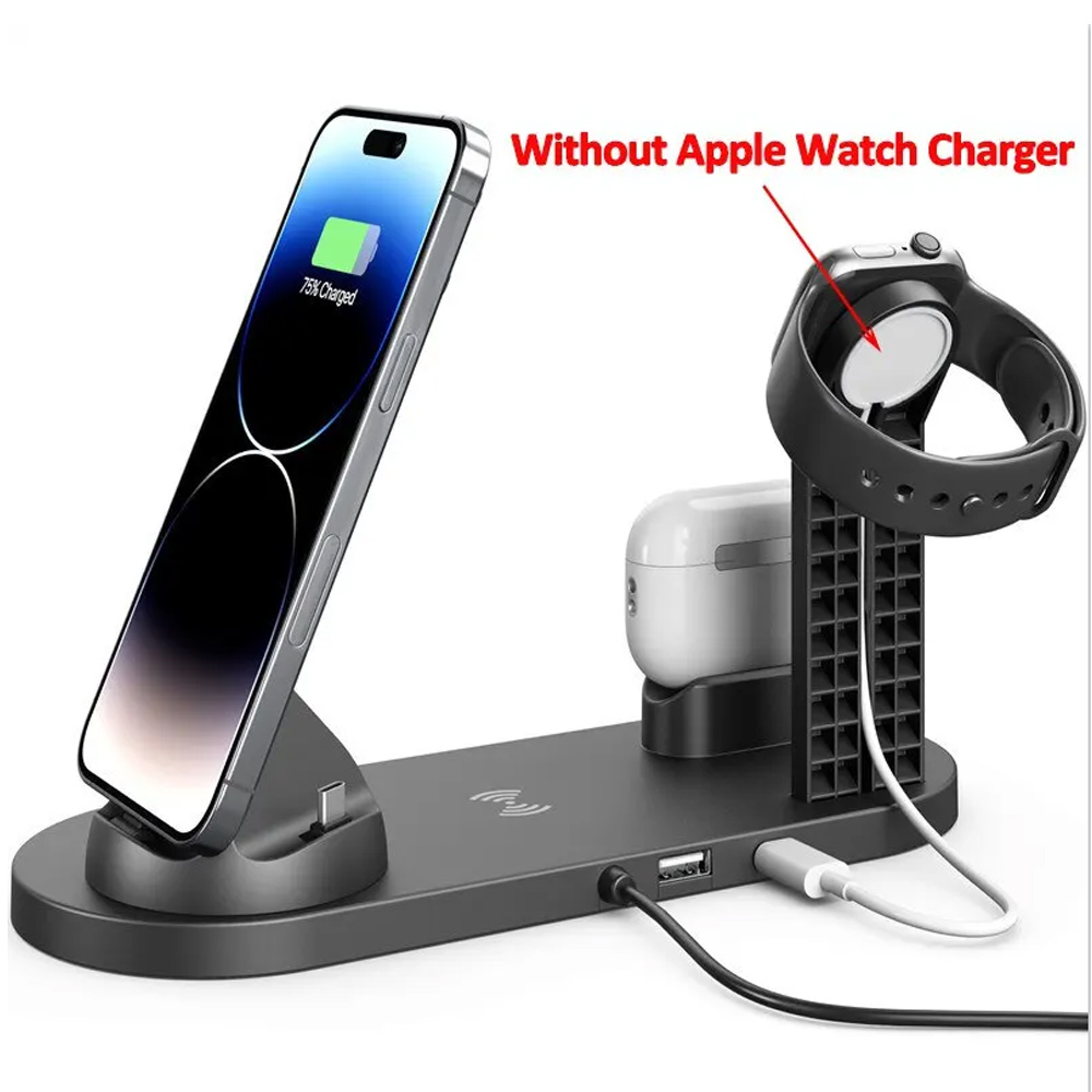30W 7 in 1 Wireless Charger St - Smartwatch Apple Watch ulasan dan harga