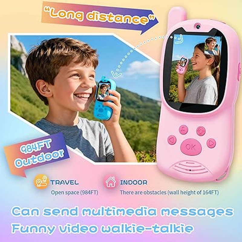 Walkie Talkies Cute 2Pack Rech - Smartwatch Watches Boys ulasan dan harga