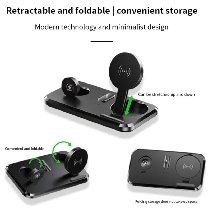Flat 3 in 1 Wireless Charging  - Smartwatch Phone Watches ulasan dan harga