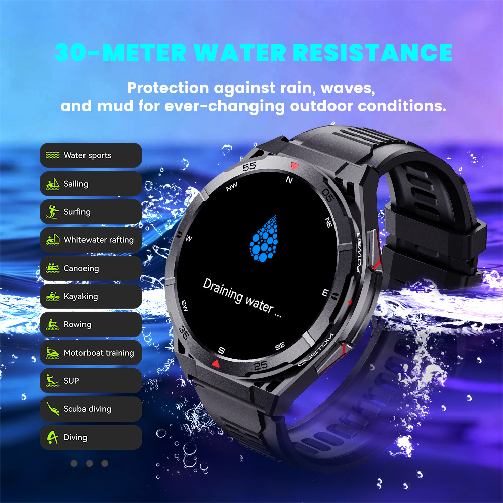 2026 New Military Smart Watch  - Altimeter Compass Watch ulasan dan harga