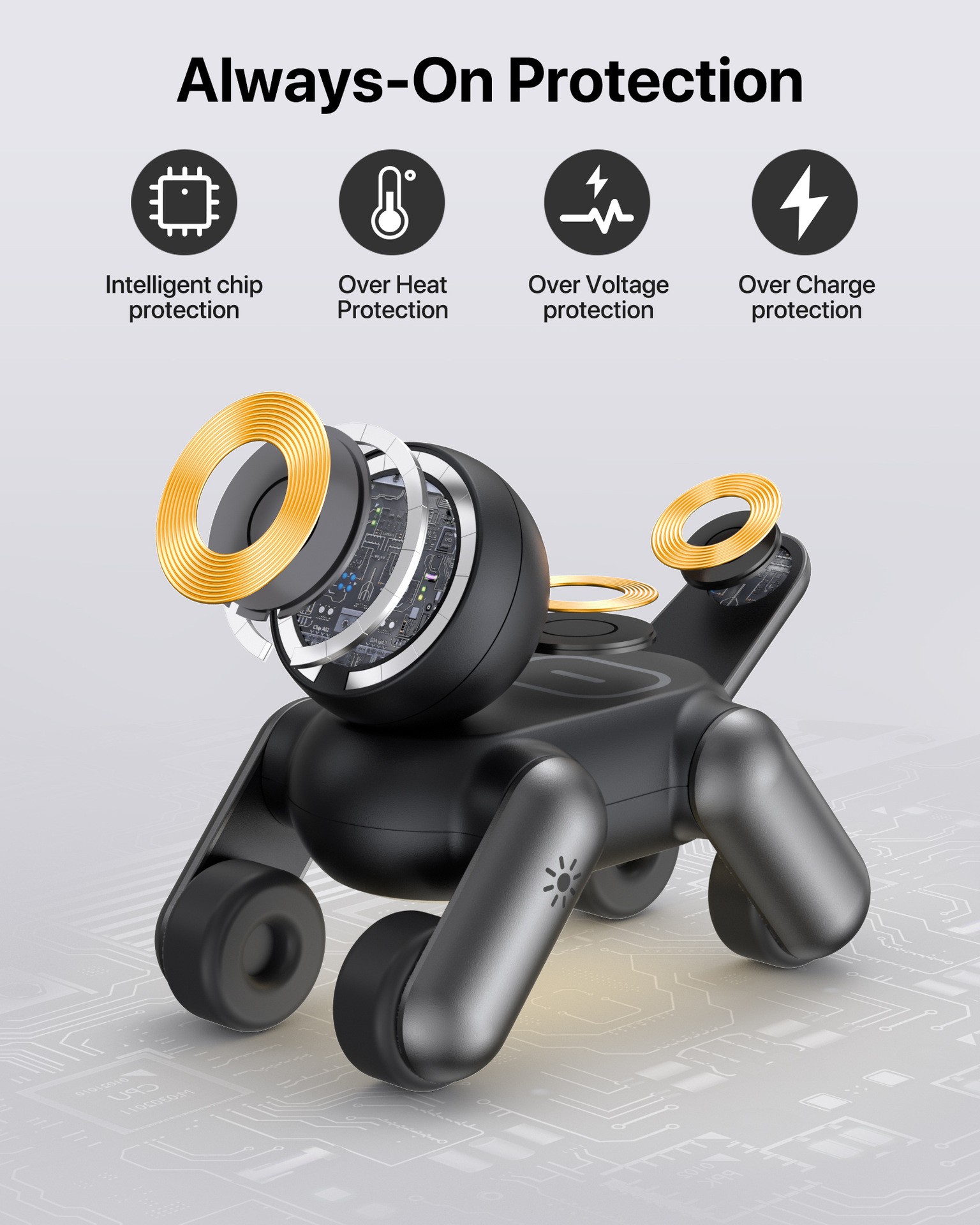 3-in-1 Magnetic Wireless Charg - Smartwatch Phone Watches ulasan dan harga