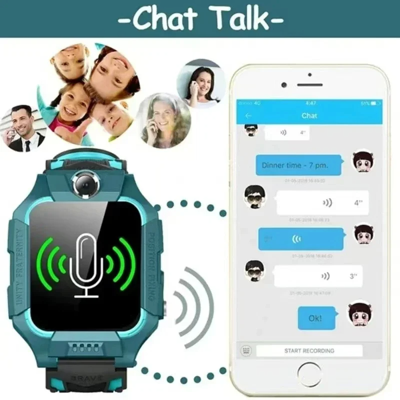 Lenovo 5G Kids Smart Watch Gif - Smartwatch Watches Boys ulasan dan harga