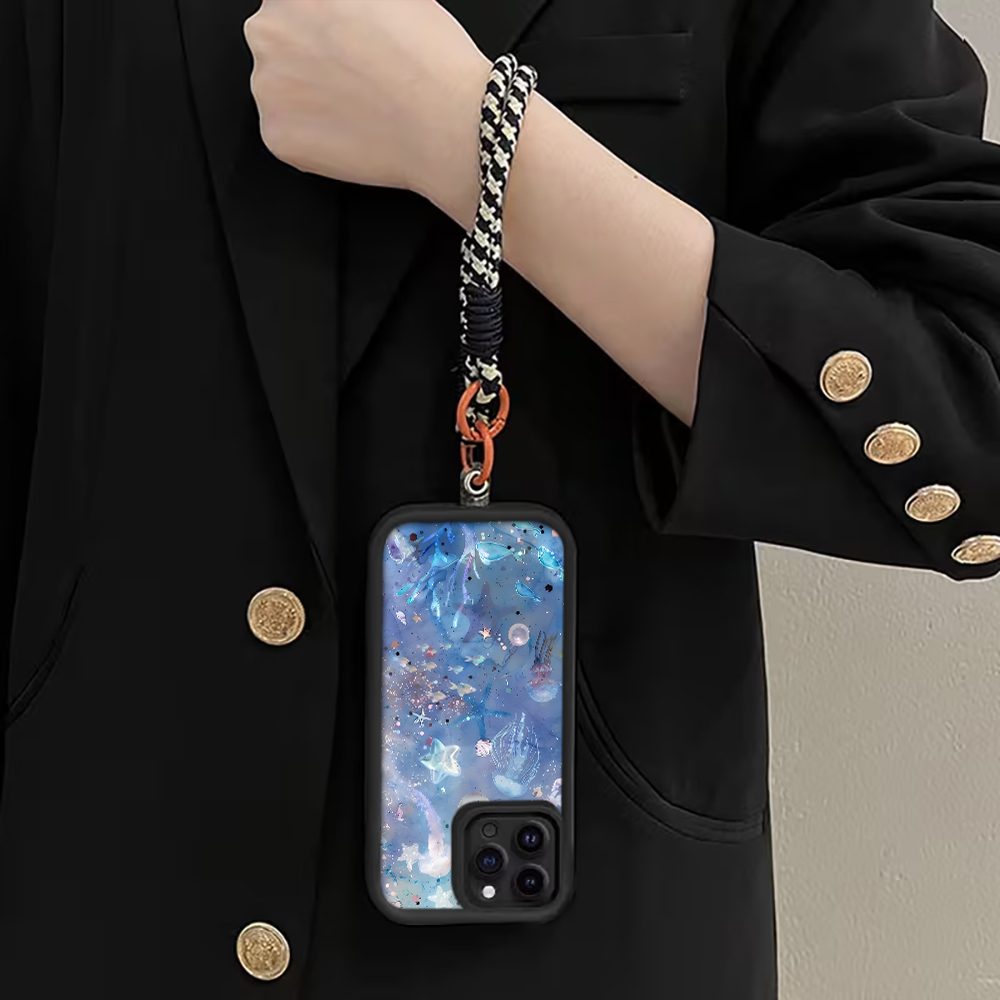 Blue Purple Jellyfish Strap Ro - Samsung Galaxy Strap ulasan dan harga