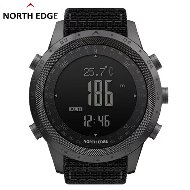NORTH EDGE DESERT Men Digital  - Altimeter Compass Watch ulasan dan harga