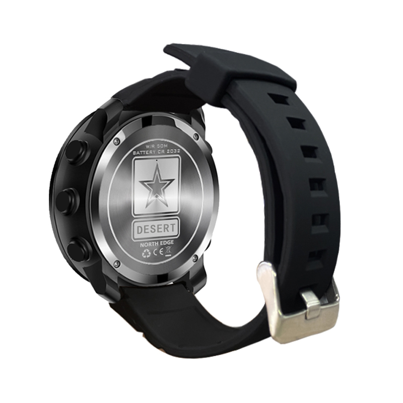 NORTH EDGE DESERT Men Digital  - Altimeter Compass Watch ulasan dan harga
