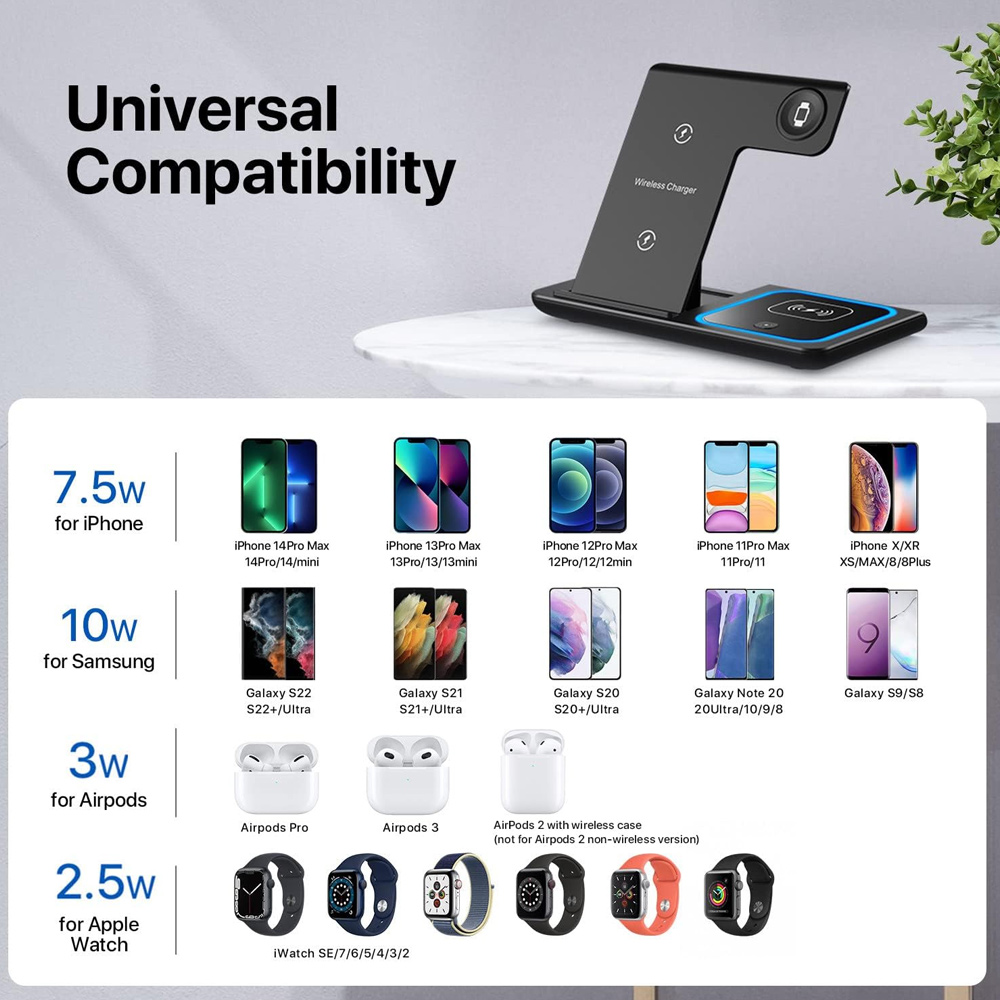 Wireless Charger Holder Stand  - Smartwatch Phone Watches ulasan dan harga