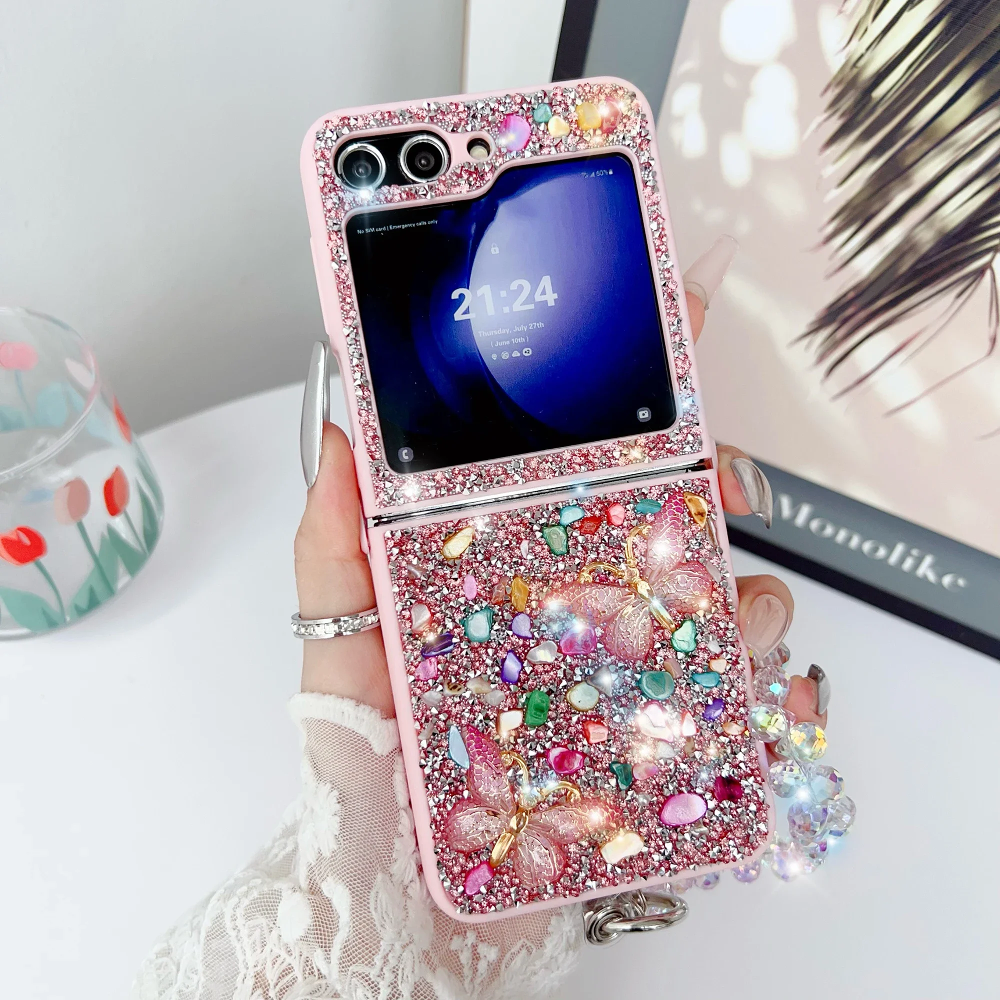 Luxury Glitter Phone Case For  - Samsung Galaxy Strap ulasan dan harga