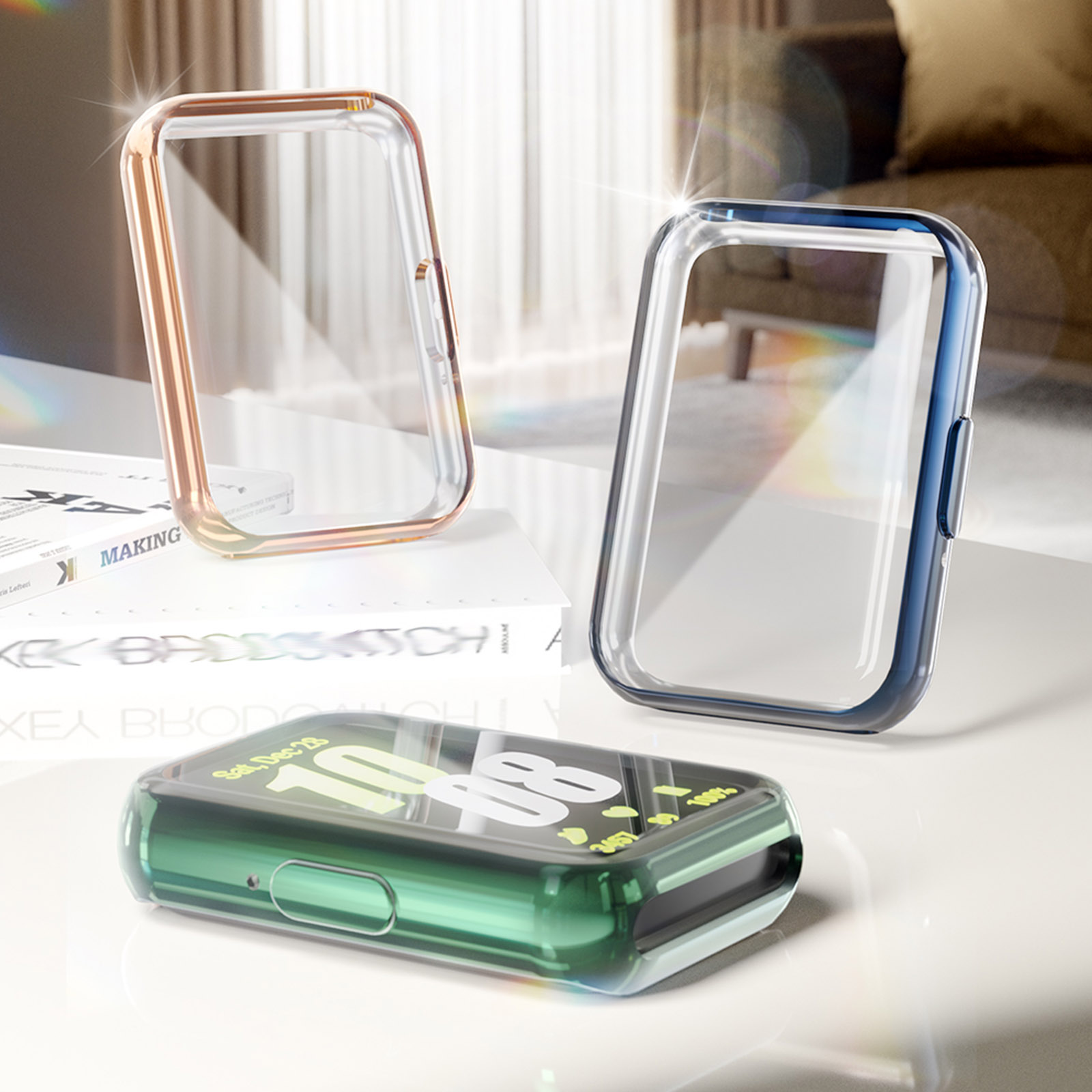 Cover for Samsung Galaxy Fit 3 - Smartwatch Samsung Watches For Women ulasan dan harga