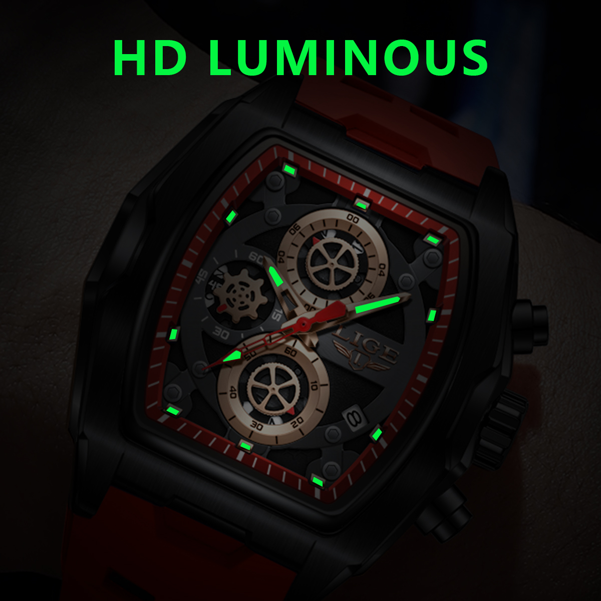 LIGE Fashion Silicone Watch Me - Smartwatch Watches For Men Brands ulasan dan harga