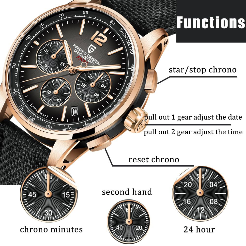PAGANI DESIGN New Mens Watch 4 - Smartwatch Watches For Men Brands ulasan dan harga