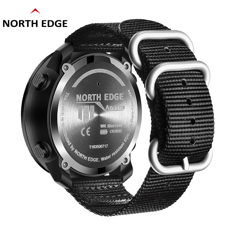 NORTH EDGE Watches For Men APA - Altimeter Compass Watch ulasan dan harga