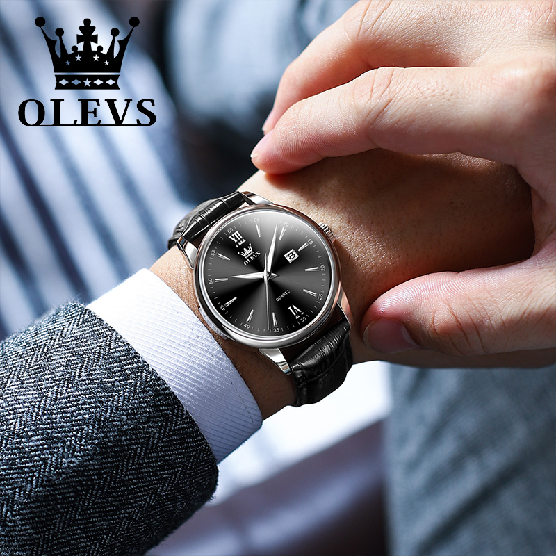 OLEVS Quartz Men's Watch Fashi - Smartwatch Watches For Men Brands ulasan dan harga