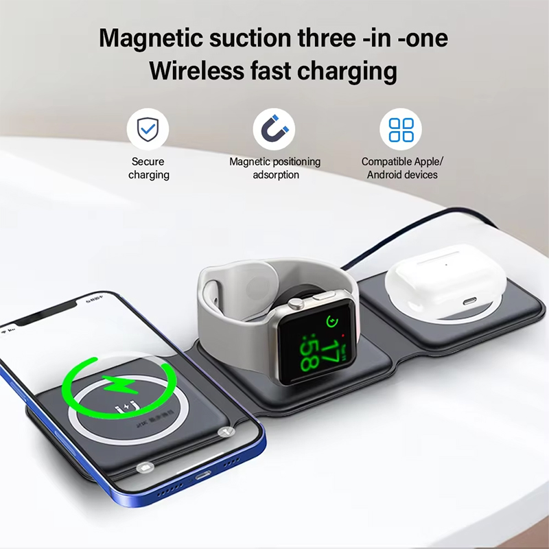 Universal Qi2 Magnetic Foldabl - Smartwatch Apple Watch ulasan dan harga