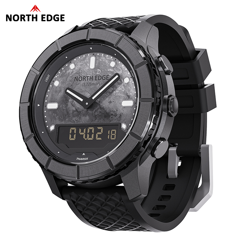 NORTH EDGE THARSIS Men Carbon  - Altimeter Compass Watch ulasan dan harga
