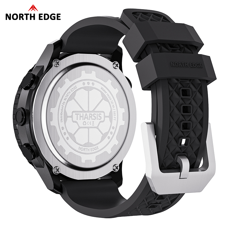 NORTH EDGE THARSIS Men Carbon  - Altimeter Compass Watch ulasan dan harga