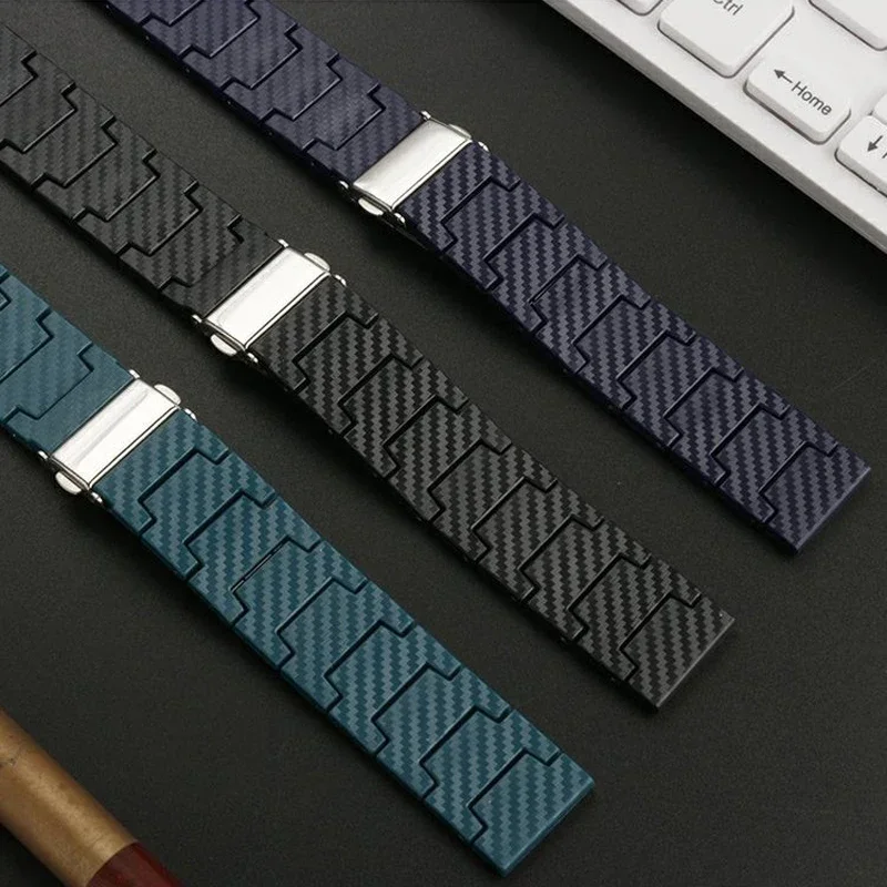20mm 22mm Carbon Fiber Band Fo - Smartwatch Samsung Watches For Women ulasan dan harga