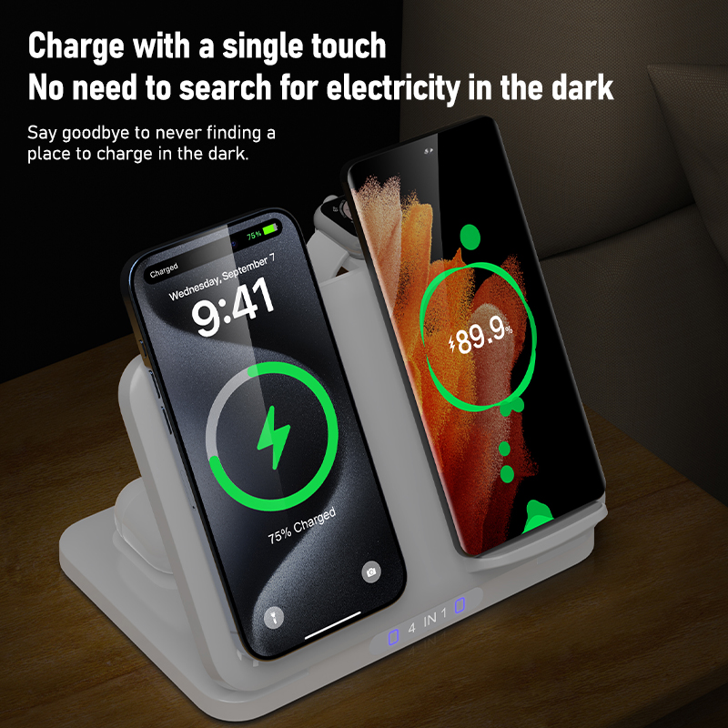 4 in 1 Dual Phone Wireless Cha - Smartwatch Phone Watches ulasan dan harga