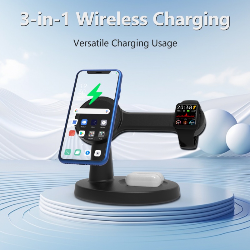 The three-in-one wireless char - Smartwatch Phone Watches ulasan dan harga