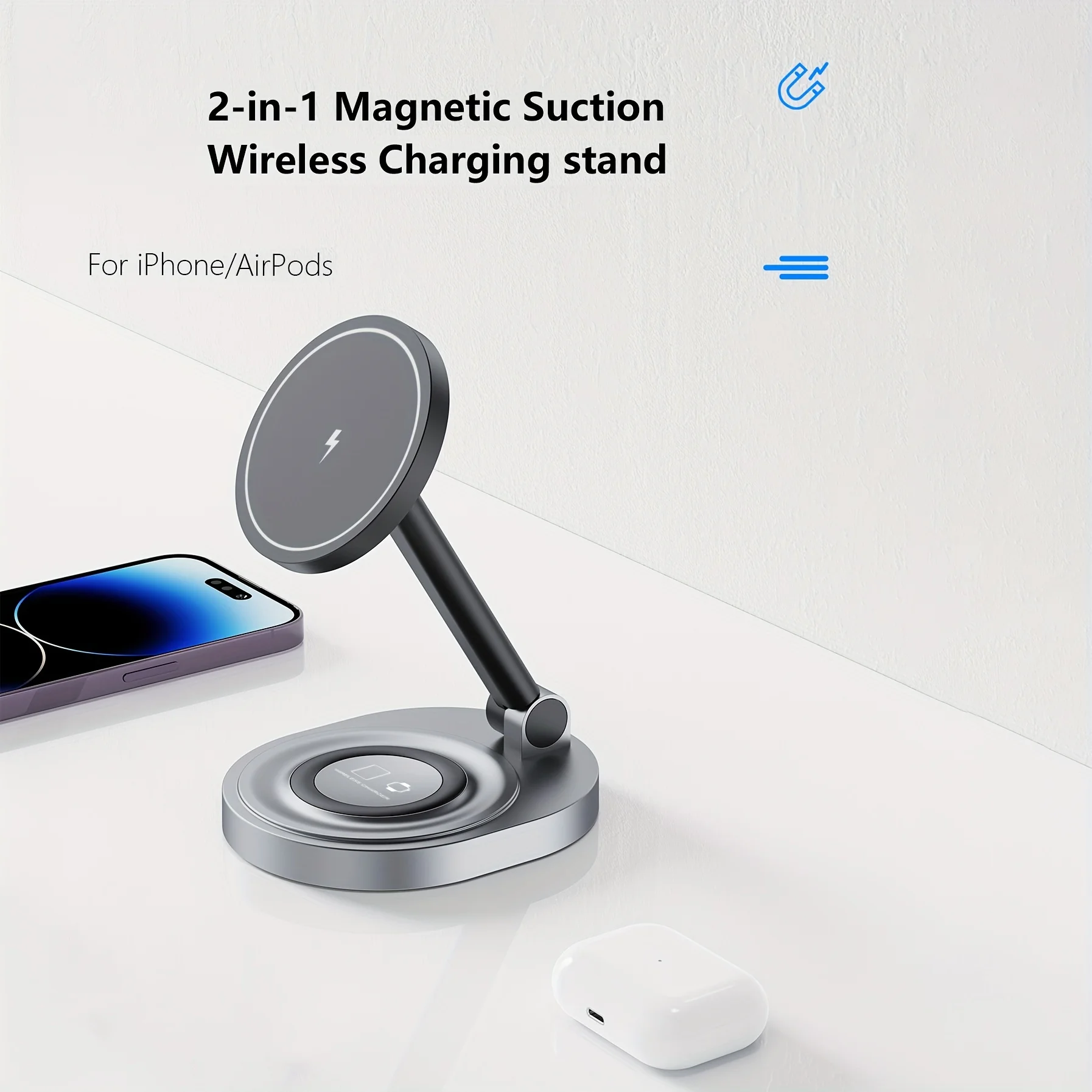 2 In 1 Magnetic Wireless Charg - Smartwatch Apple Watch ulasan dan harga