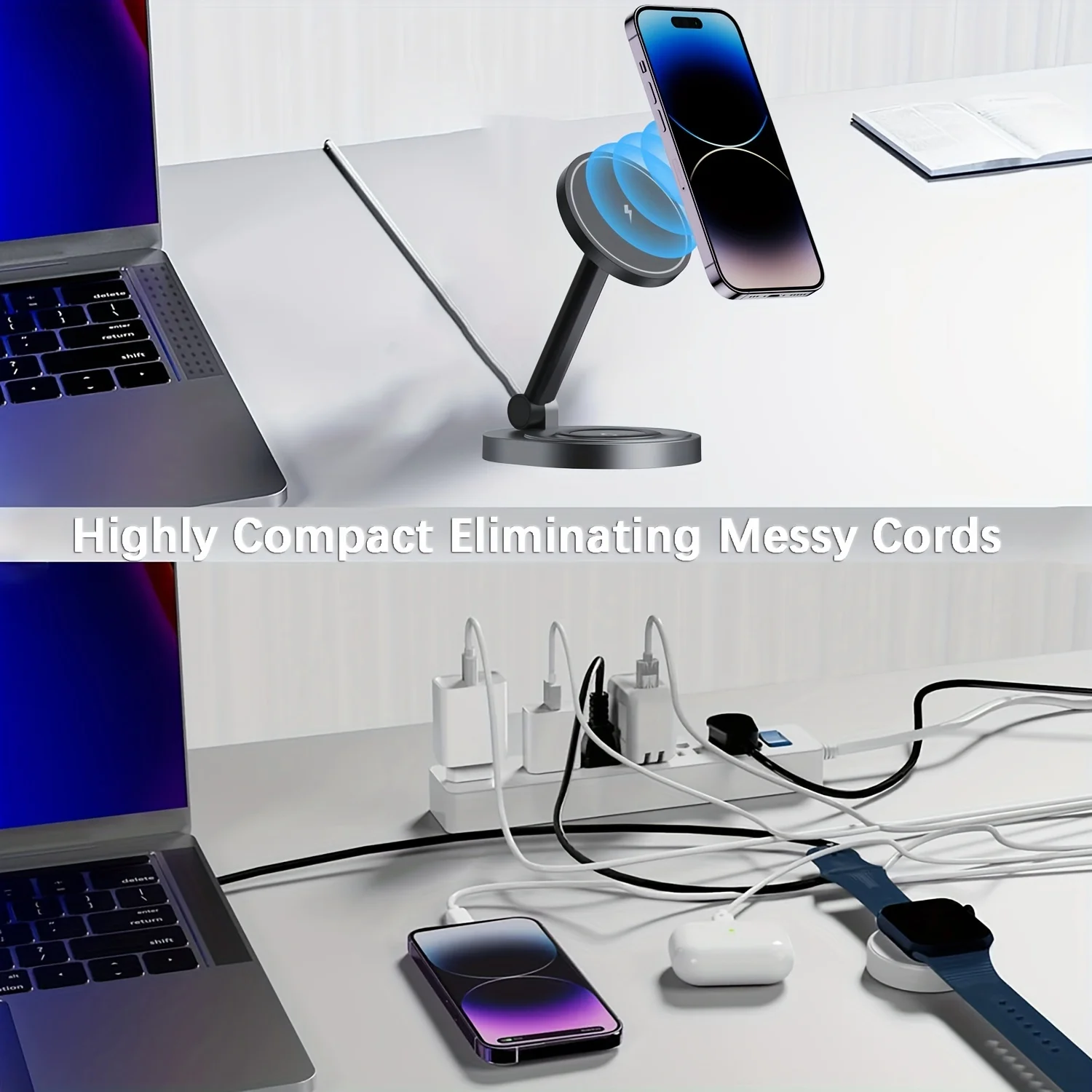 2 In 1 Magnetic Wireless Charg - Smartwatch Apple Watch ulasan dan harga