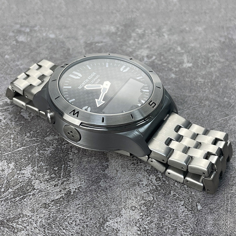 NORTH EDGE Men's Sports Digita - Altimeter Compass Watch ulasan dan harga