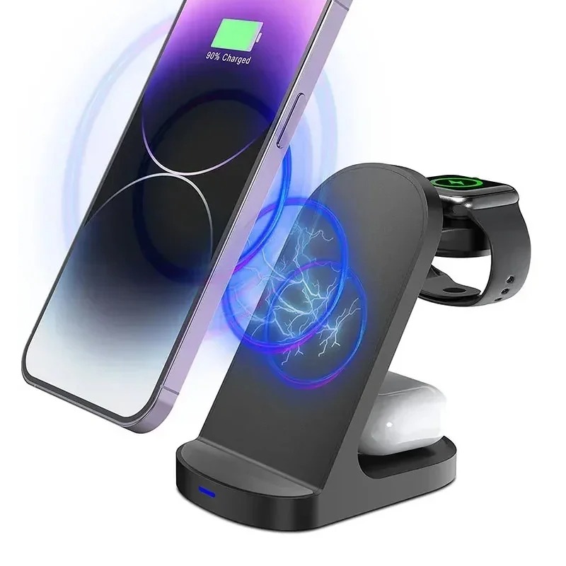 Durable 3 In 1 Wireless Charge - Smartwatch Phone Watches ulasan dan harga