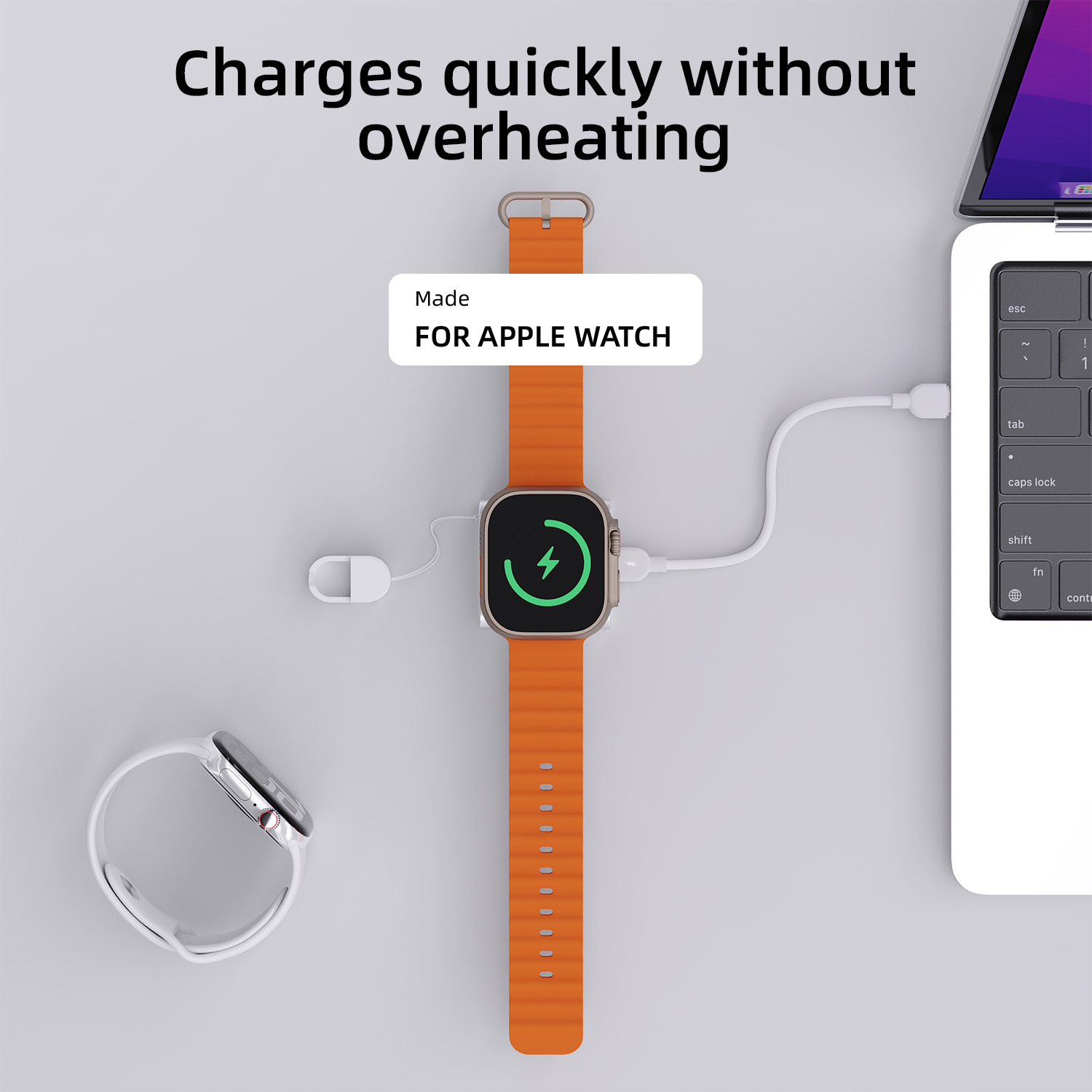 Bonola Magnetic Watch Wireless - Smartwatch Apple Watch ulasan dan harga