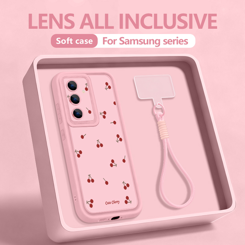 Little Cherry Pattern Lanyard  - Samsung Galaxy Strap ulasan dan harga