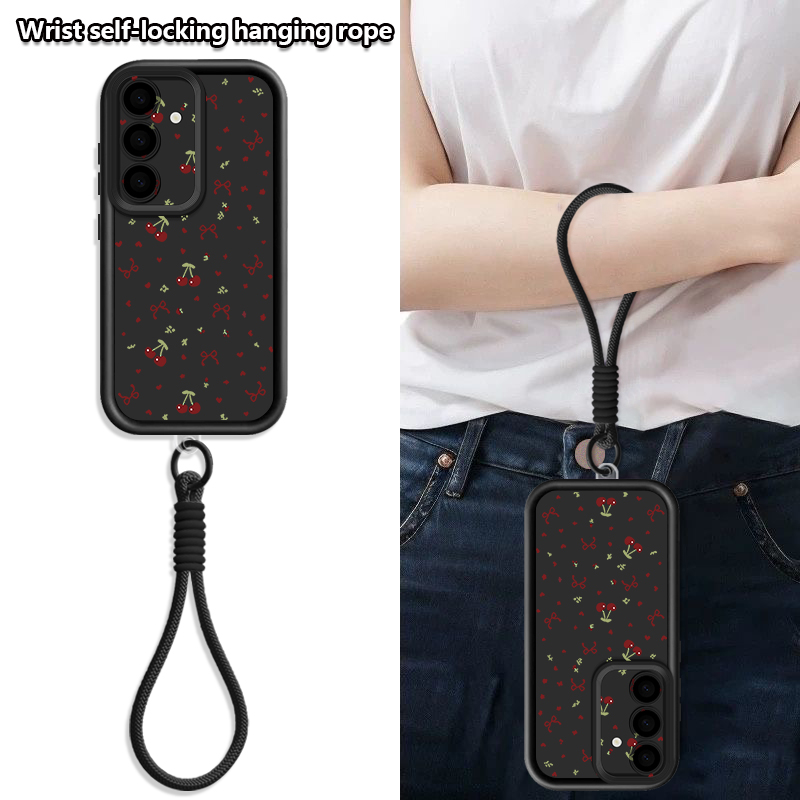 Little Cherry Pattern Lanyard  - Samsung Galaxy Strap ulasan dan harga