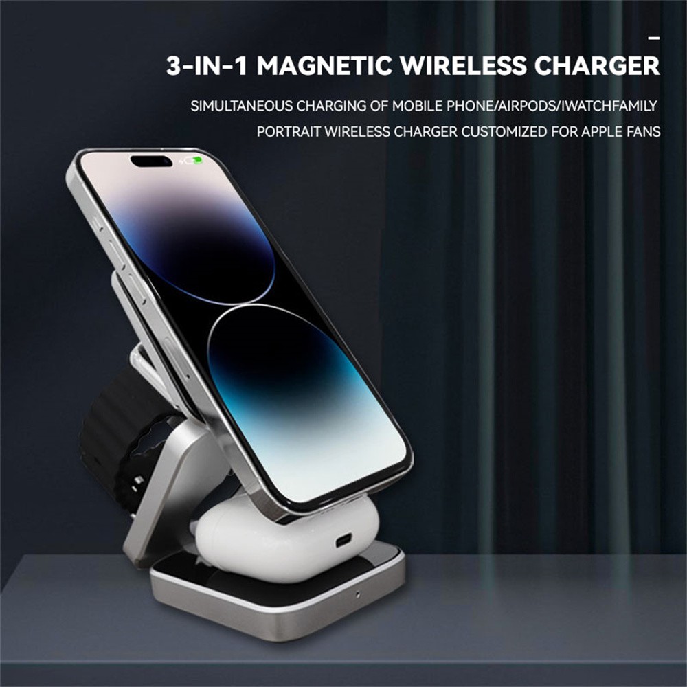 Foldable Magnetic Wireless Cha - Smartwatch Apple Watch ulasan dan harga