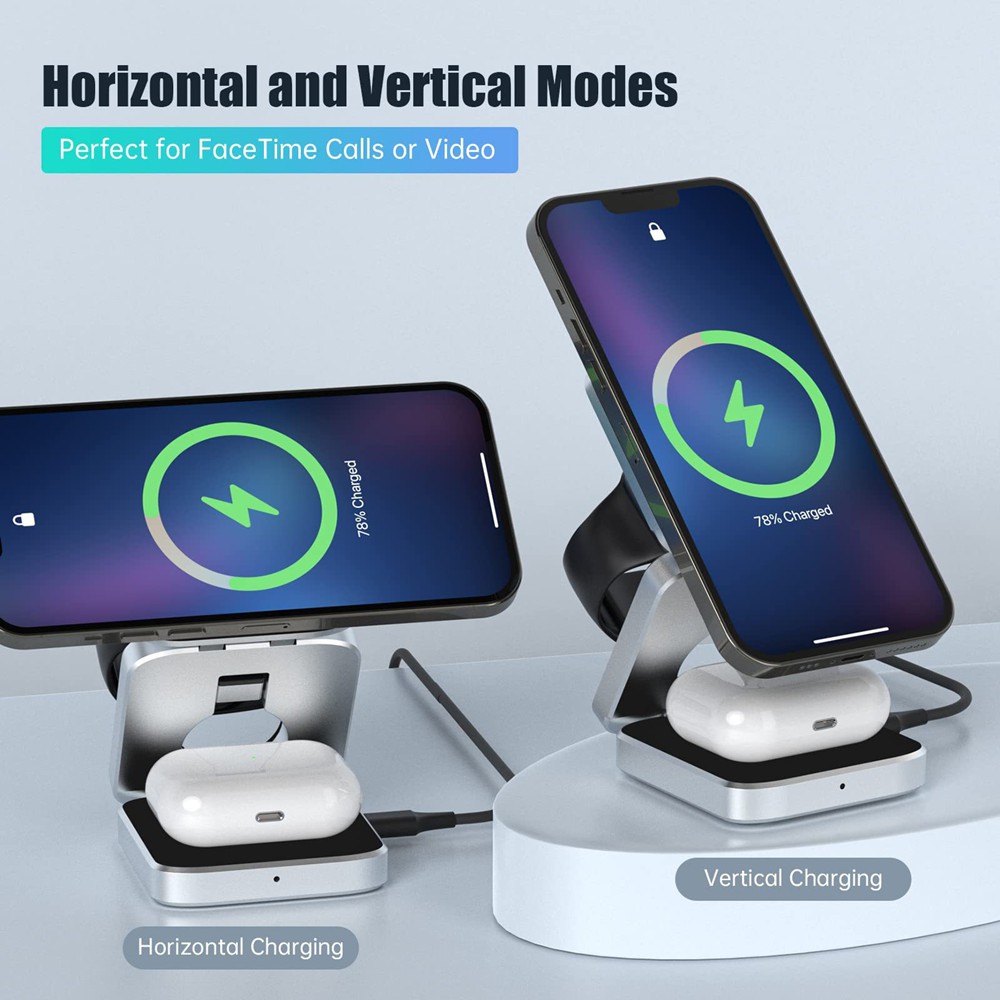 Foldable Magnetic Wireless Cha - Smartwatch Apple Watch ulasan dan harga