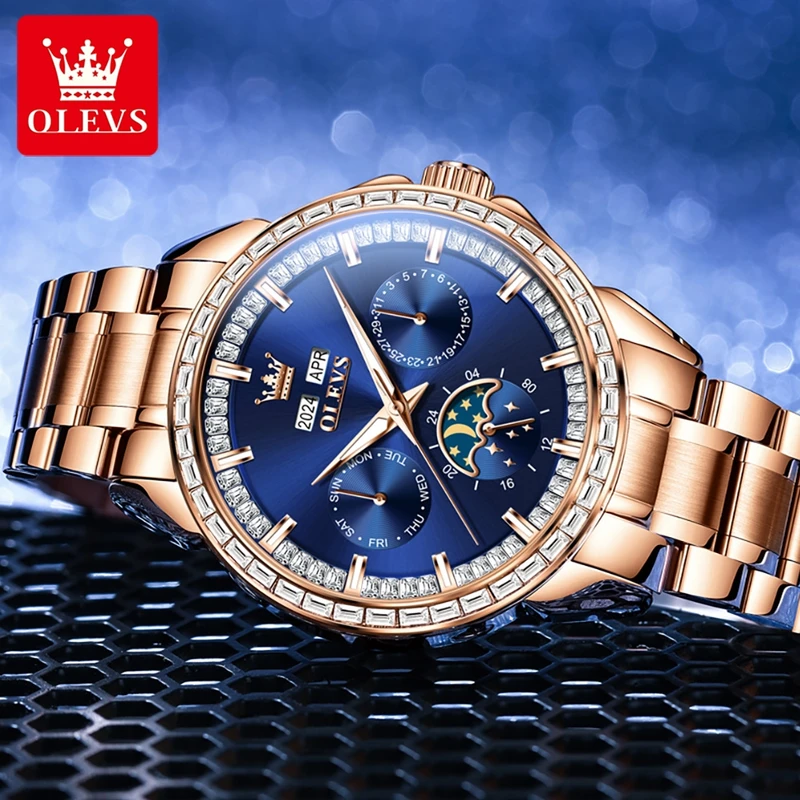 OLEVS 6695 NEW Men's Watches F - Altimeter Compass Watch ulasan dan harga