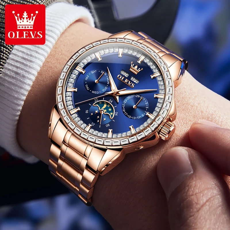 OLEVS 6695 NEW Men's Watches F - Altimeter Compass Watch ulasan dan harga