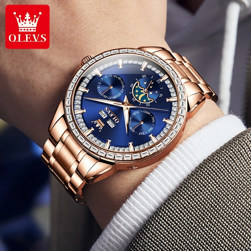 OLEVS 6695 NEW Men's Watches F - Altimeter Compass Watch ulasan dan harga